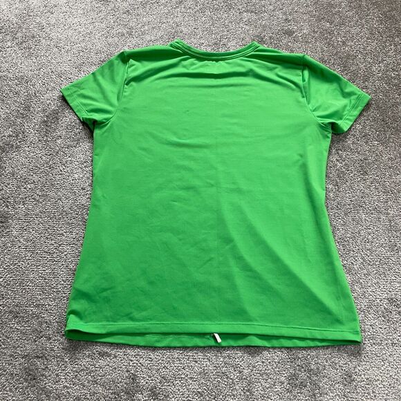 The North Face Active Top Womens Large Green Short Sleeve Round Neck Graphic Gym - Picture 2 of 15